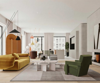Modern A Living Room-ID:402957926
