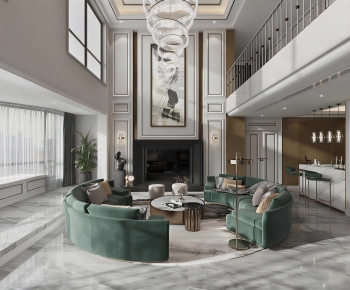 European Style A Living Room-ID:518810993