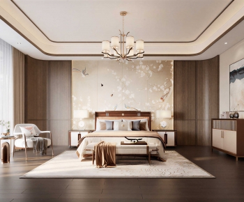 New Chinese Style Bedroom-ID:581346999