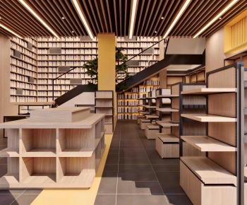 Modern Bookstore Book Bar-ID:387562046