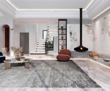 French Style A Living Room-ID:361795905