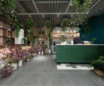 Industrial Style Flower Shop-ID:703278069