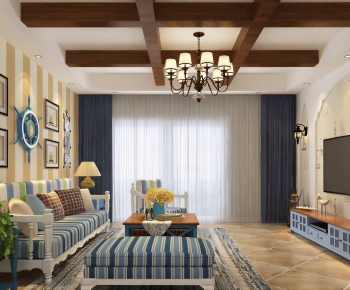 Mediterranean Style A Living Room-ID:827384002
