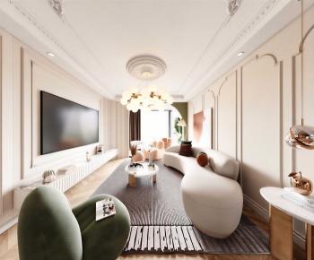 French Style A Living Room-ID:535942086
