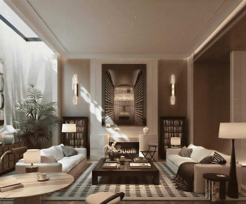 Modern A Living Room-ID:484777934