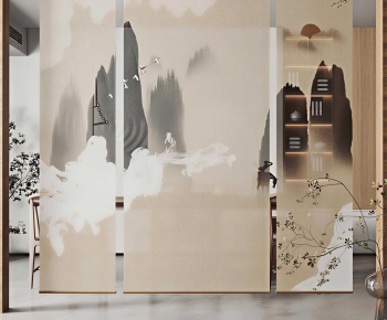 New Chinese Style Door Curtain-ID:610073097