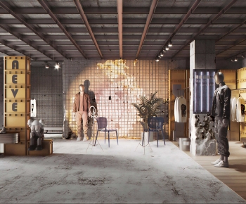 Industrial Style Clothing Store-ID:496793994
