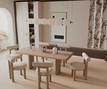Modern Dining Table And Chairs-ID:963645943