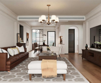 American Style A Living Room-ID:663244968
