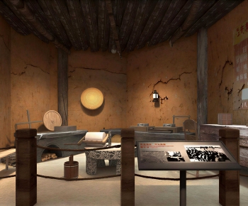 New Chinese Style Exhibition Hall-ID:411046032