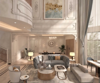 European Style A Living Room-ID:191777948