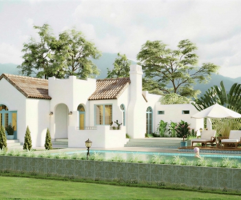 Mediterranean Style Detached Villa-ID:366456035