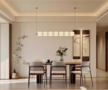 New Chinese Style Dining Room-ID:747230058
