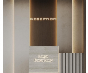 Modern Reception Desk-ID:793566948