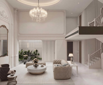 French Style A Living Room-ID:578191046