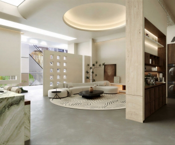 Modern Exhibition Hall-ID:551691066