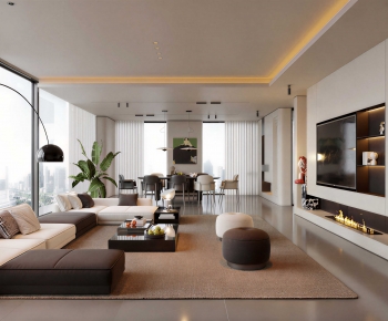 Modern A Living Room-ID:254503016