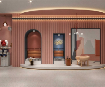 Modern Office Reception Desk-ID:252900148