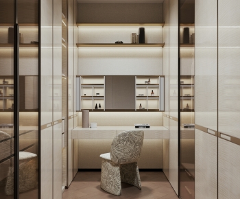Modern Clothes Storage Area-ID:400193934