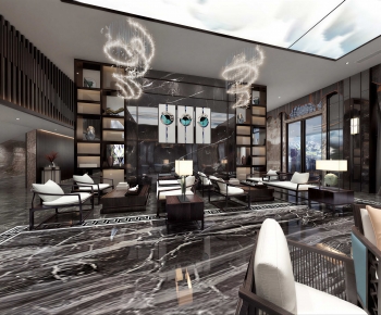 New Chinese Style Lobby Hall-ID:261286027