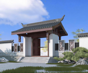 Chinese Style Facade Element-ID:960206033
