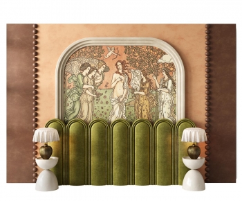 French Style TV Wall-ID:418474915