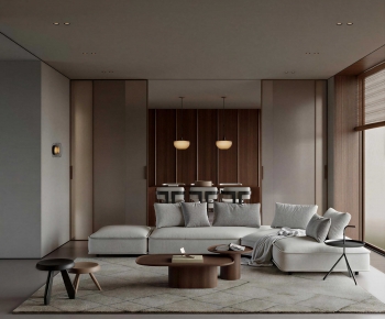 Modern A Living Room-ID:621145961