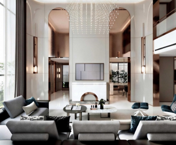 Modern A Living Room-ID:968749055