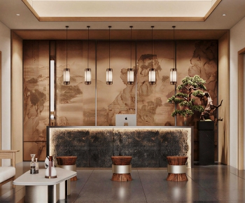 New Chinese Style Lobby Hall-ID:126118903