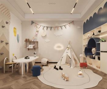 Modern Children's Room Activity Room-ID:710695038