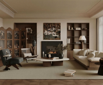 Modern A Living Room-ID:446476946