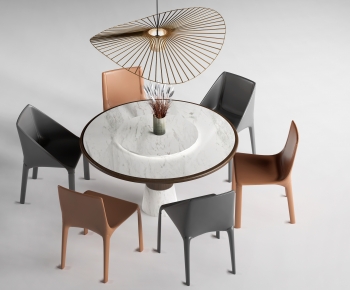 Modern Dining Table And Chairs-ID:836460611