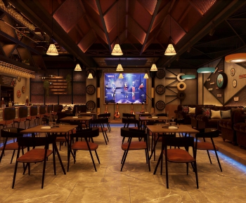 Industrial Style Restaurant-ID:385270121