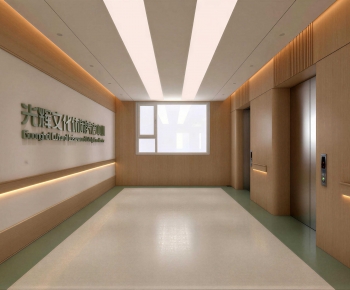 Modern Office Elevator Hall-ID:983861921