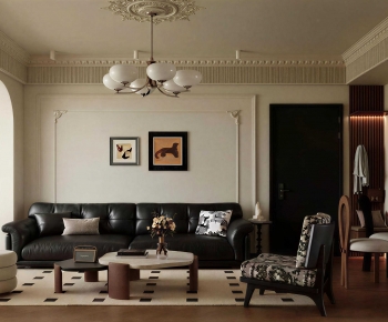 French Style A Living Room-ID:114998869