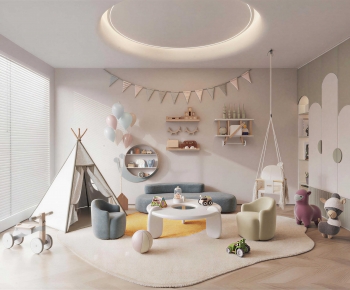 Modern Children's Room Activity Room-ID:391032934