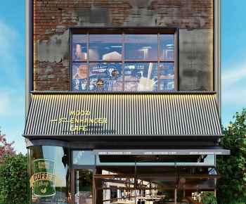 Modern Facade Element-ID:791852957