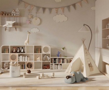 Modern Children's Room Activity Room-ID:268718009