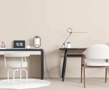 Modern Computer Desk And Chair-ID:841473109