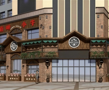 Modern Facade Element-ID:410171038