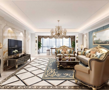 European Style A Living Room-ID:457359086