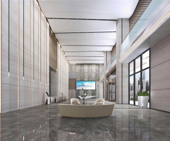 Modern Office Reception Desk-ID:856707108