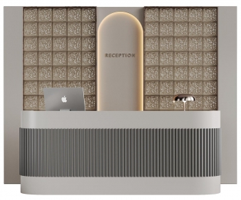 Modern Reception Desk-ID:440099218