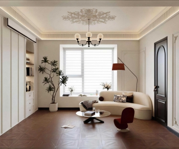 French Style A Living Room-ID:311855083