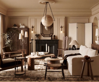 American Style A Living Room-ID:324345111