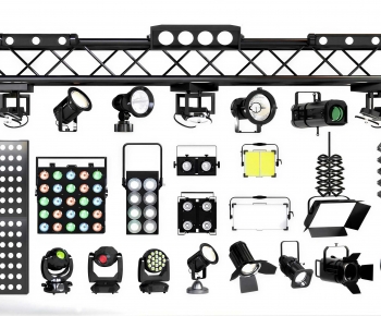 Modern Stage Lights-ID:509700864