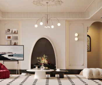 French Style A Living Room-ID:623219066
