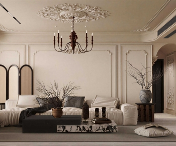 French Style A Living Room-ID:749226094