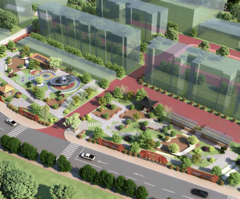 Modern Architectural Bird's-eye View Planning-ID:582310913