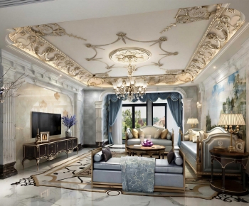 European Style A Living Room-ID:218899018